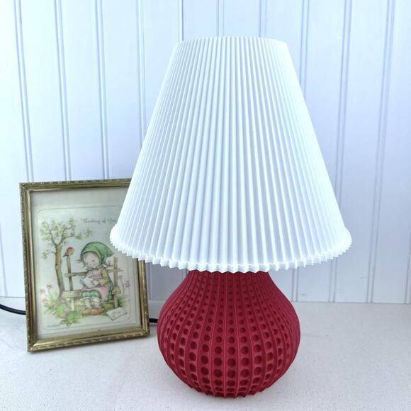 Hand Crafted Other - Modern Table Lamp, Drops Table Lamp, Desk Lamp and Shade, Bedside Lamp